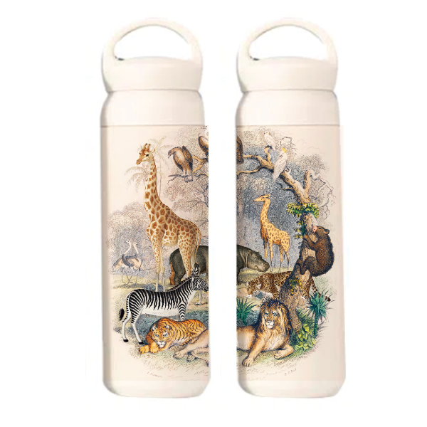 White Animal Tumbler