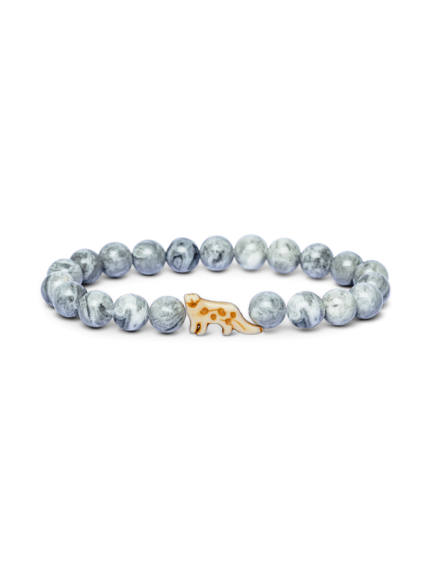 FAHLO ASCENT SNOW LEOPARD IN ALPINE BRACELET