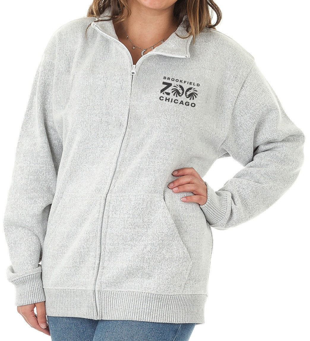 GREY ADULT LOGO JACKET