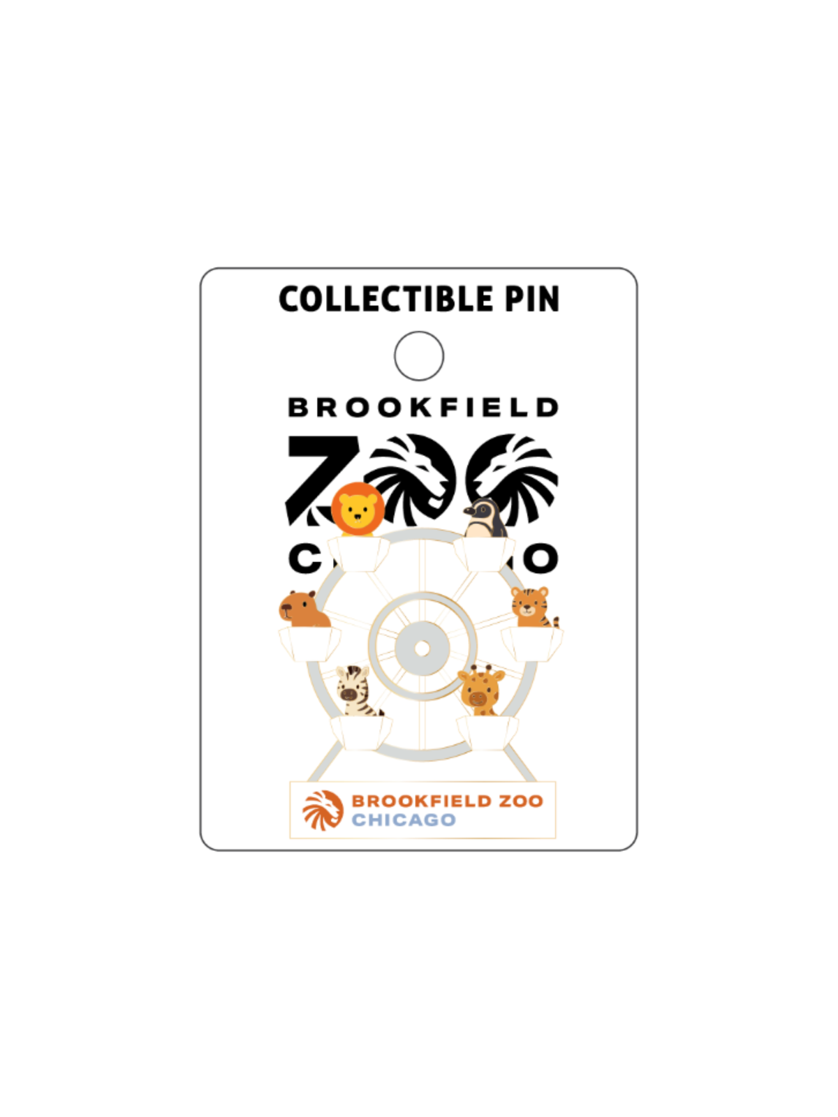 BROOKFIELD ZOO FERRIS WHEEL PIN