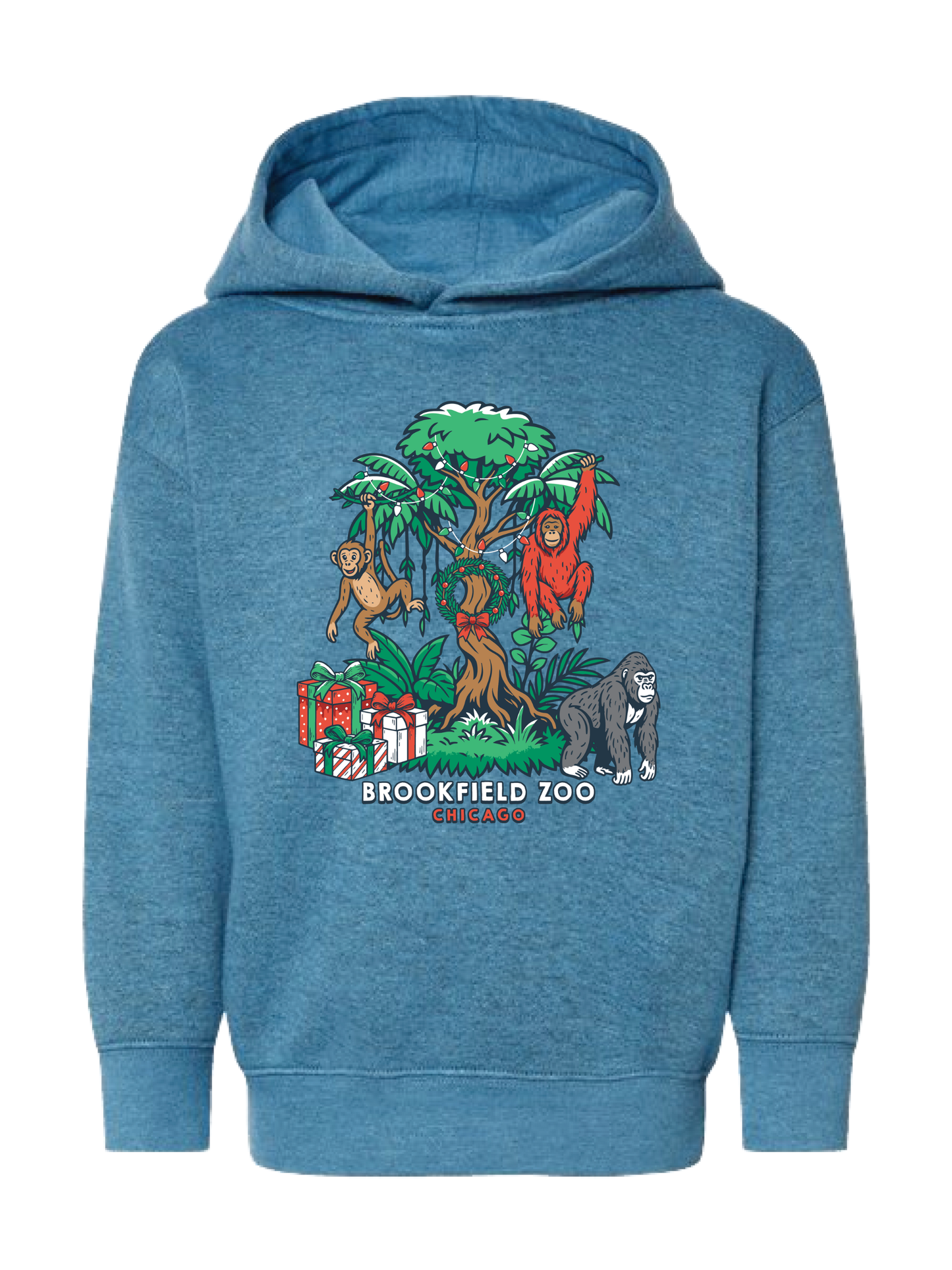 BROOKFIELD ZOO TODDLER HOLIDAY PRIMATES HOODIE