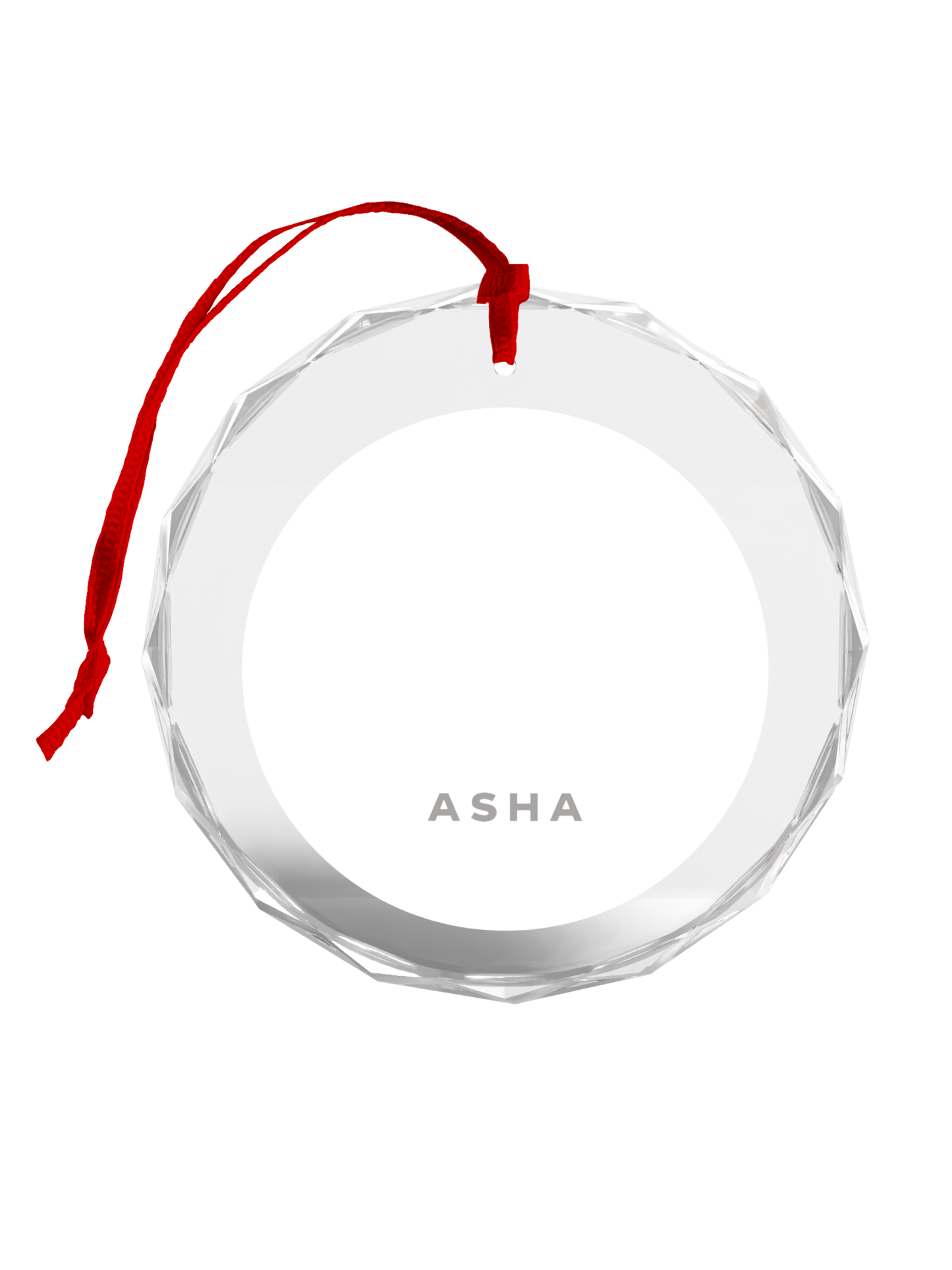 GIRAFFE "ASHA" GLASS ORNAMENT