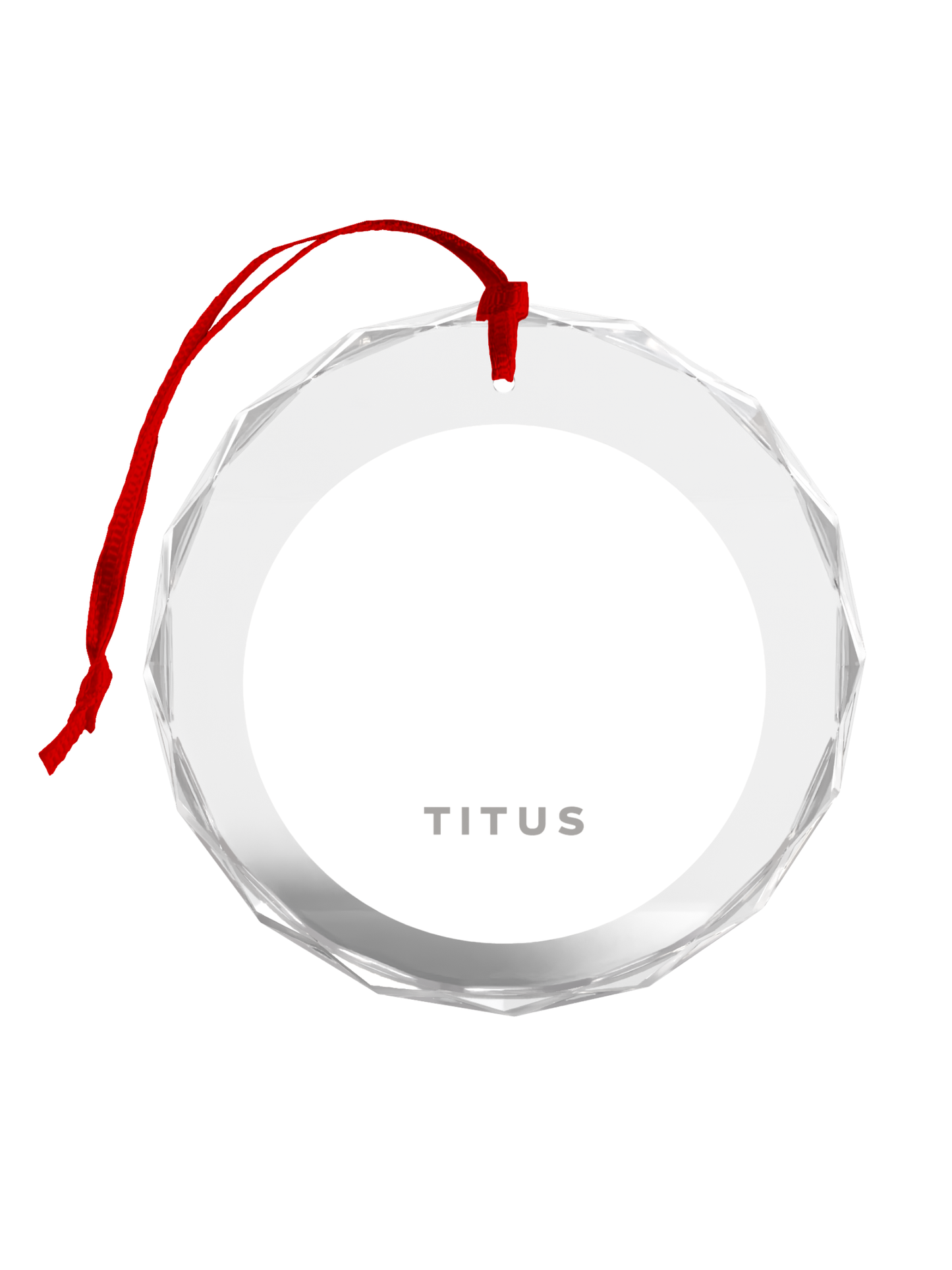 LION "TITUS" GLASS ORNAMENT