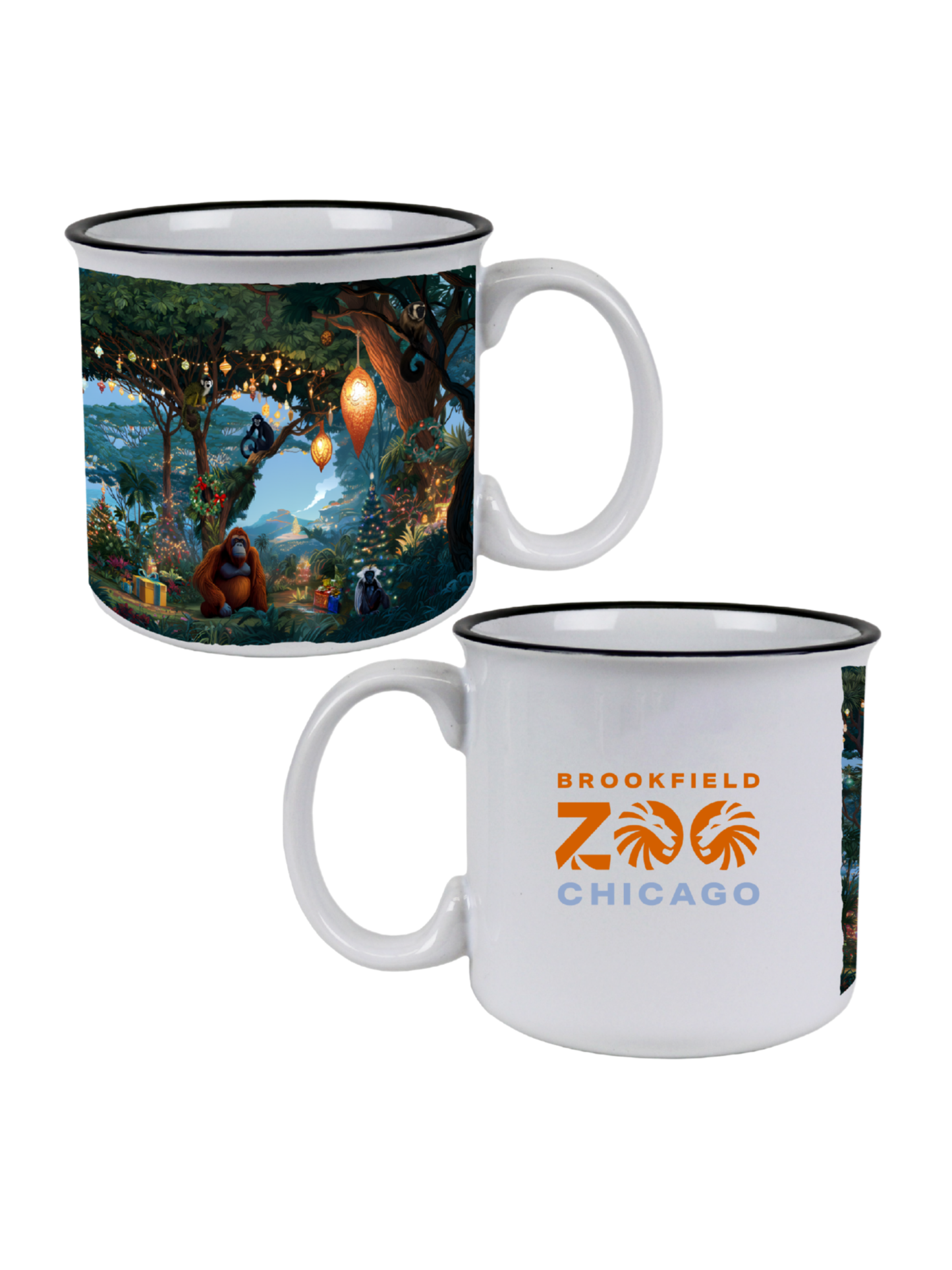BROOKFIELD ZOO HOLIDAY MUG 2025