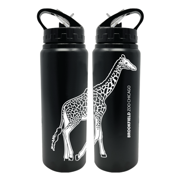 GIRAFFE SILHOUETTE WATER BOTTLE