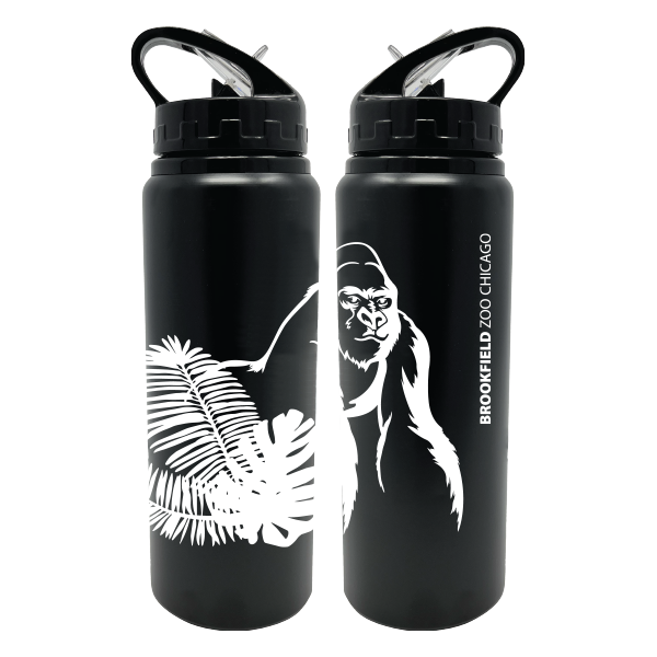 GORILLA SILHOUETTE WATER BOTTLE