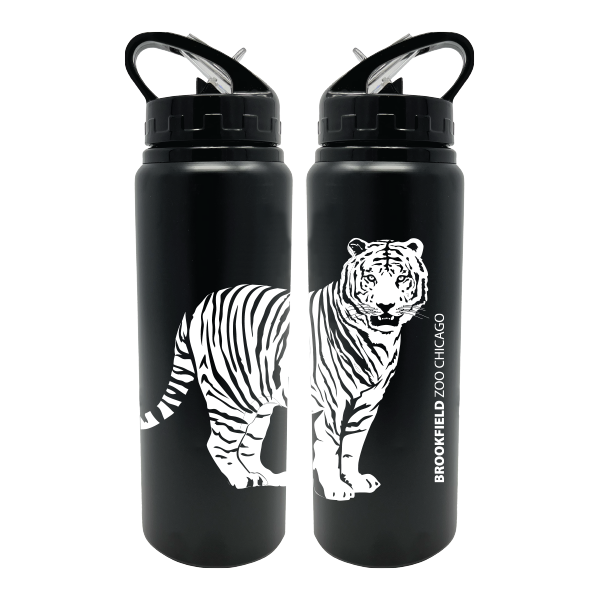 TIGER SILHOUETTE WATER BOTTLE