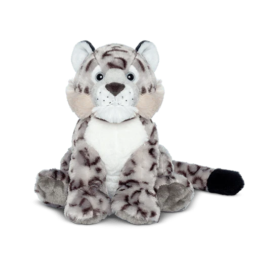 TRACKING SNOW LEOPARD PLUSH