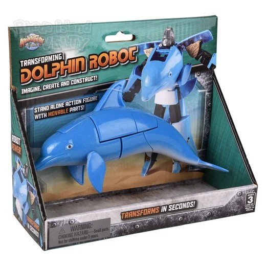 TRANSFORMING DOLPHIN ROBOT