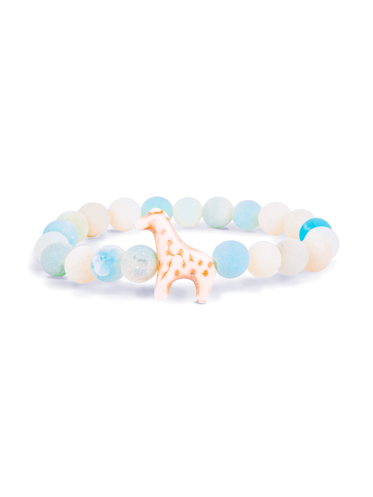 FAHLO TREK GIRAFFE IN SKY STONE BRACELET