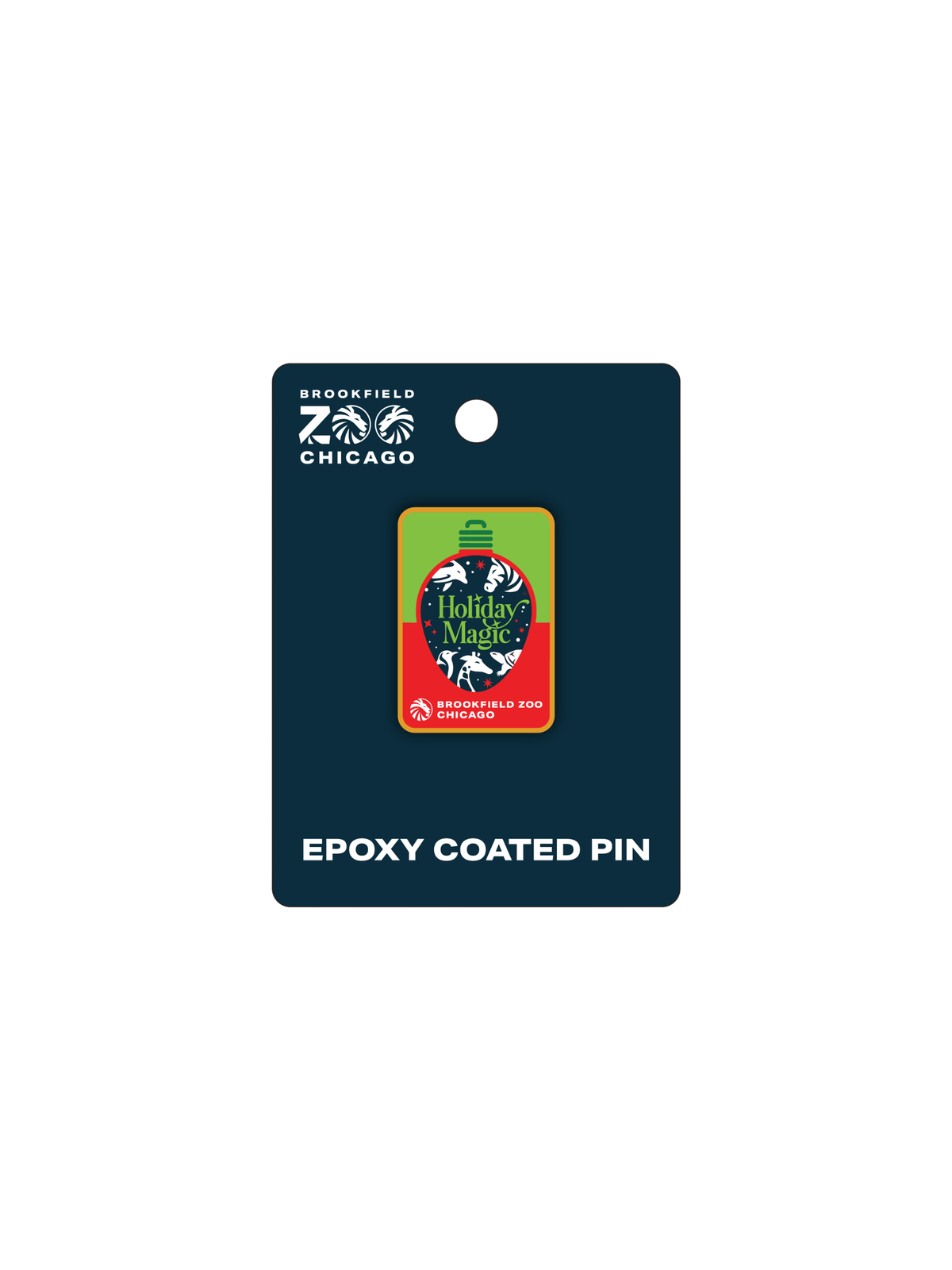 BROOKFIELD ZOO'S HOLIDAY PIN