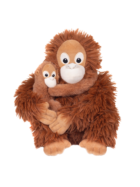 RECYCLED MOM & BABY ORANGUTAN