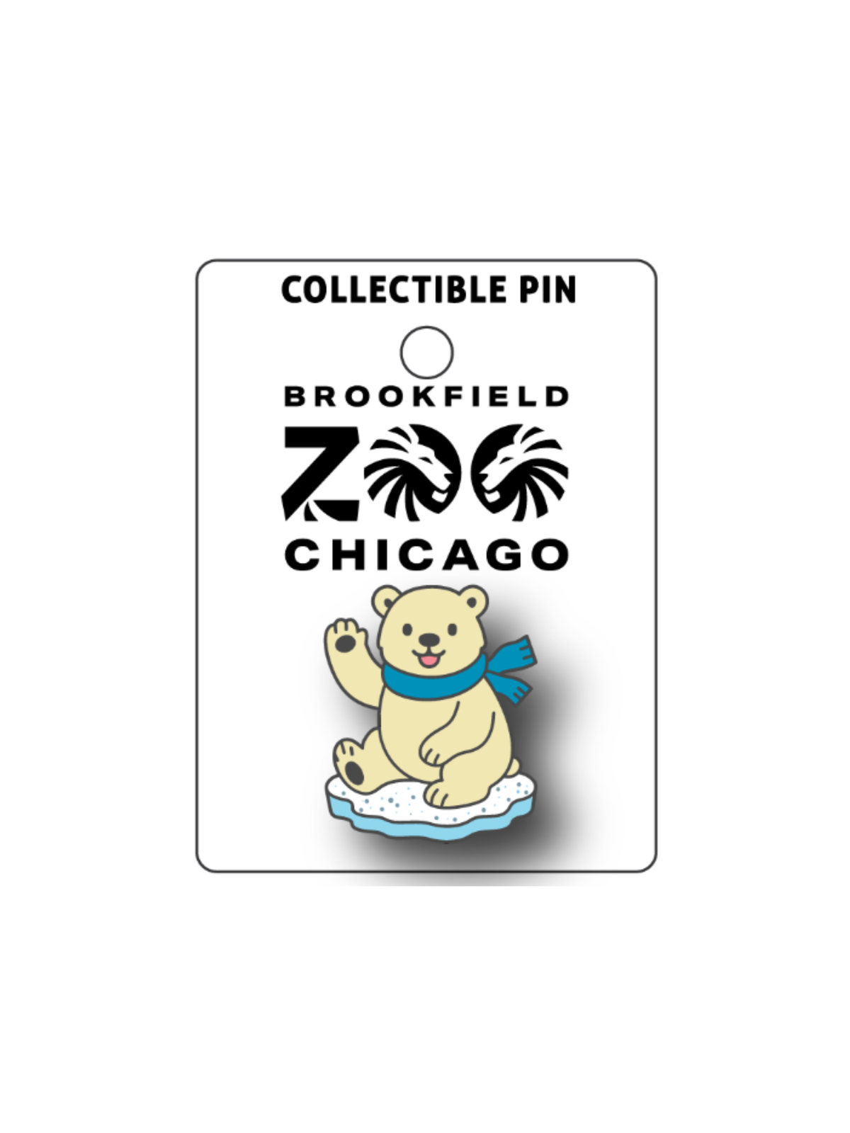BROOKFIELD ZOO POLAR BEAR PIN