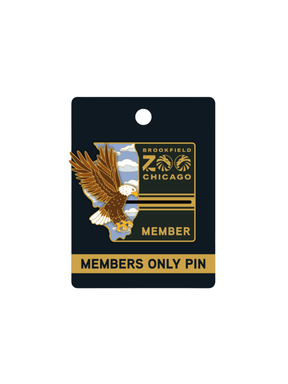 BROOKFIELD ZOO MEMBER EAGLE PIN