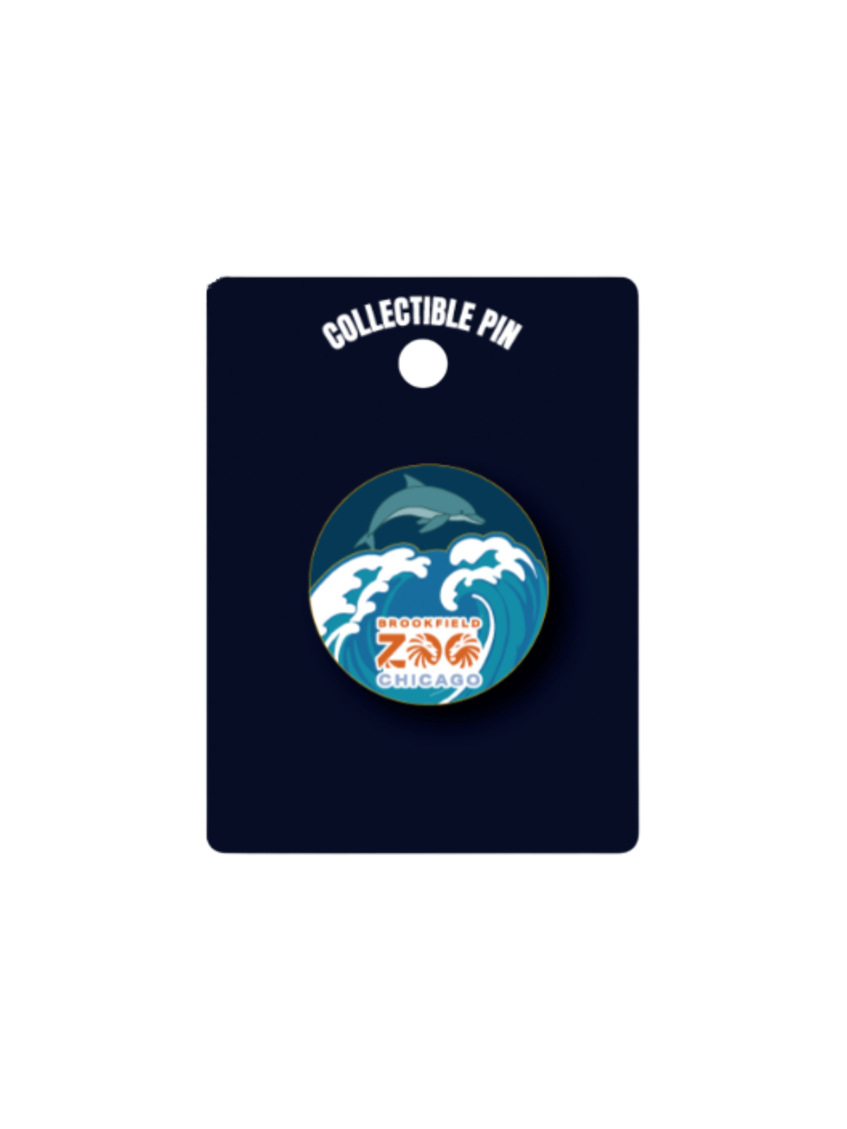 BROOKFIELD ZOO DOLPHIN SPINNING PIN