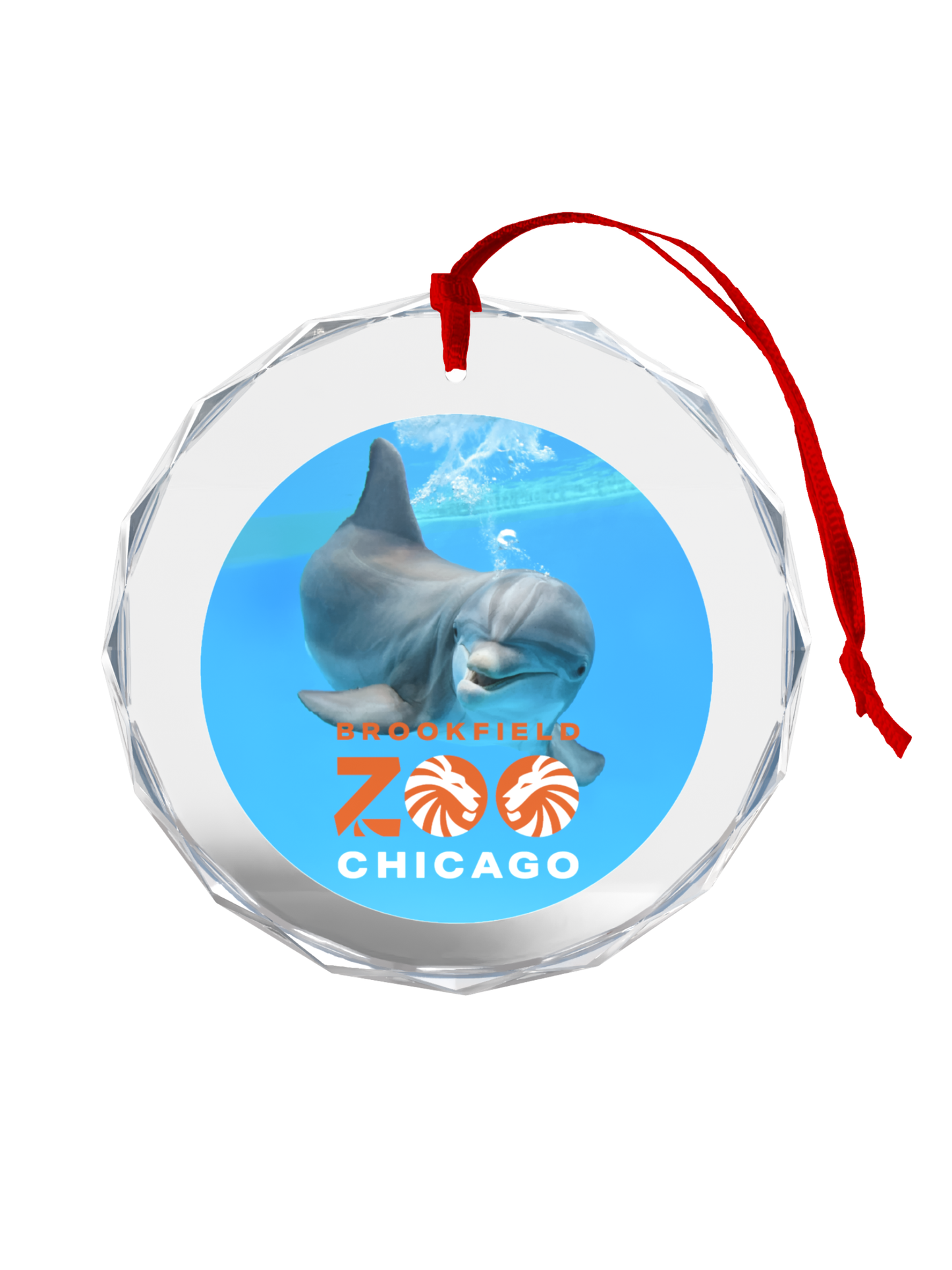 DOLPHIN "TAPEKO" GLASS ORNAMENT
