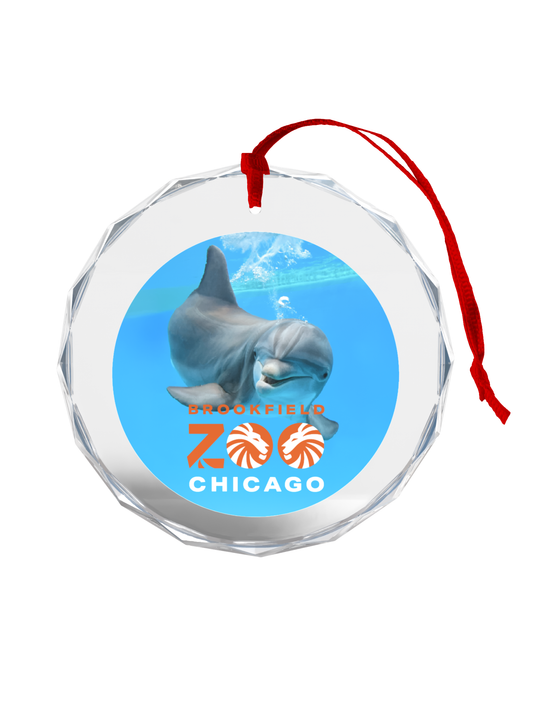 DOLPHIN "TAPEKO" GLASS ORNAMENT