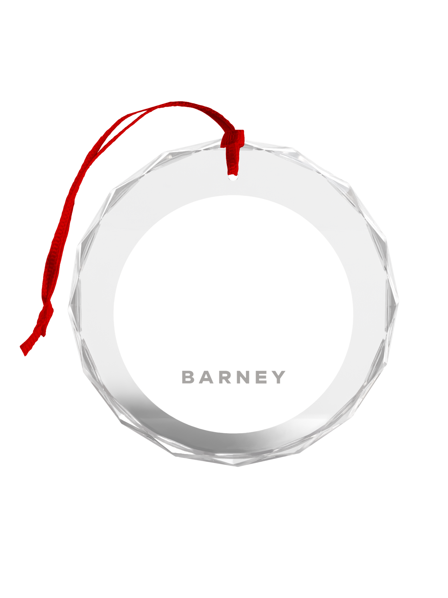 GORILLA "BARNEY" GLASS ORNAMENT