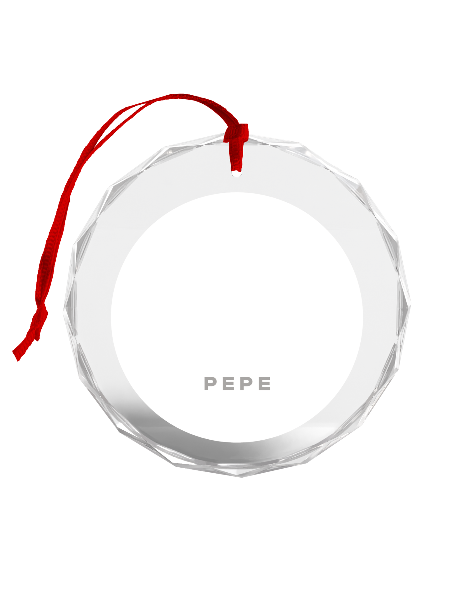 PENGUIN "PEPE" GLASS ORNAMENT