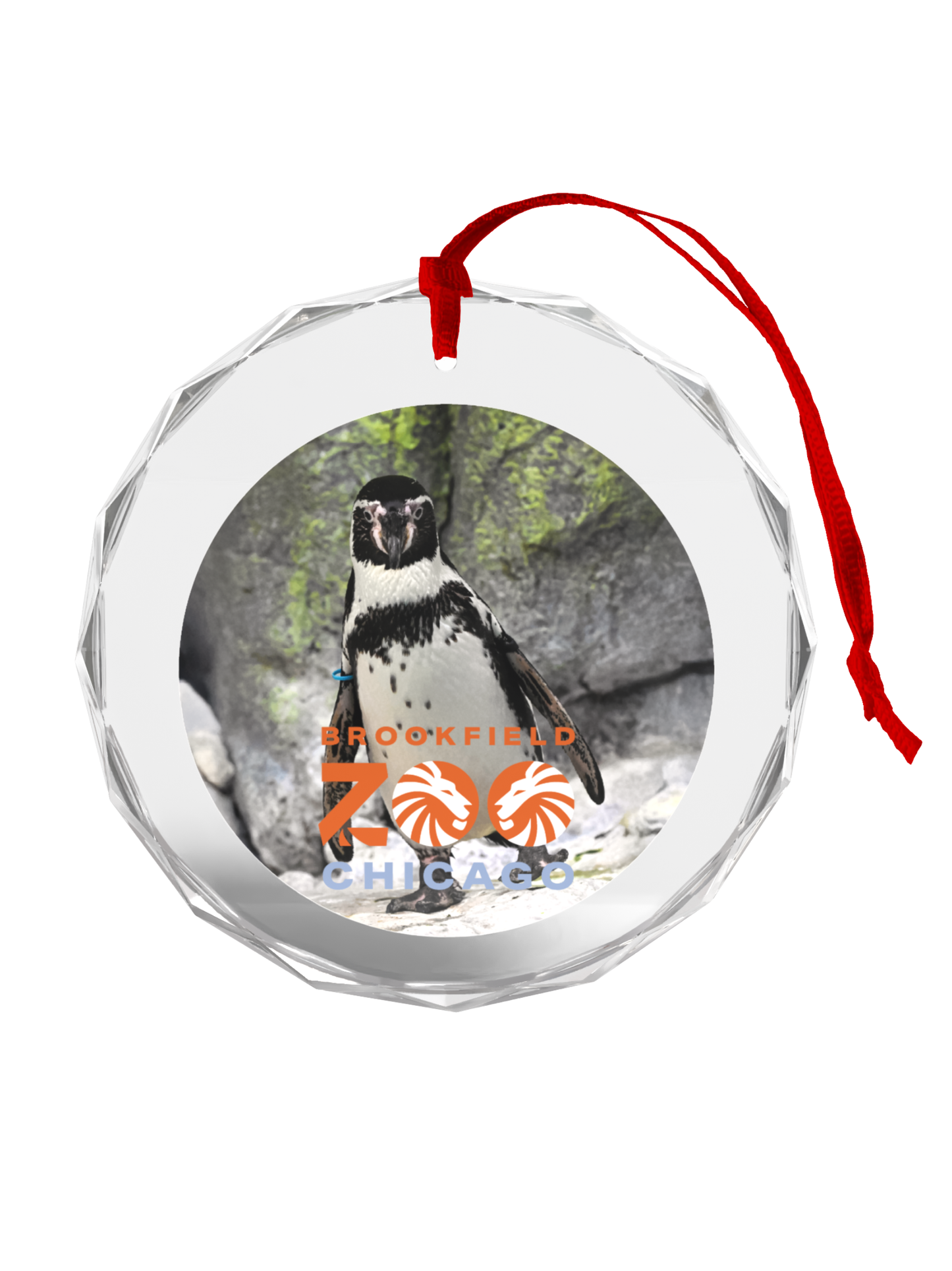 PENGUIN "PEPE" GLASS ORNAMENT