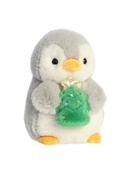 POM POM PENGUIN WITH CHRISTMAS TREE
