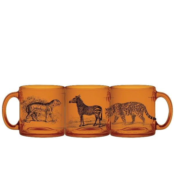 Amber Glass Mug