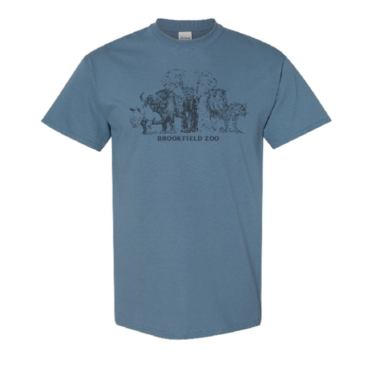 ADULT VINTAGE SAFARI BIG 5 T-SHIRT