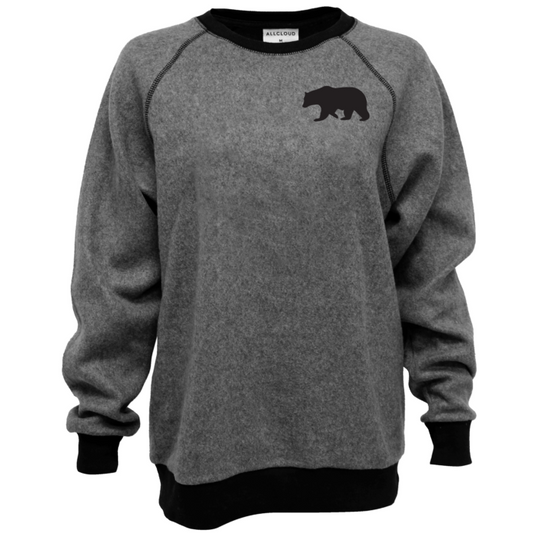 FUZZY BEAR ADULT CREWNECK