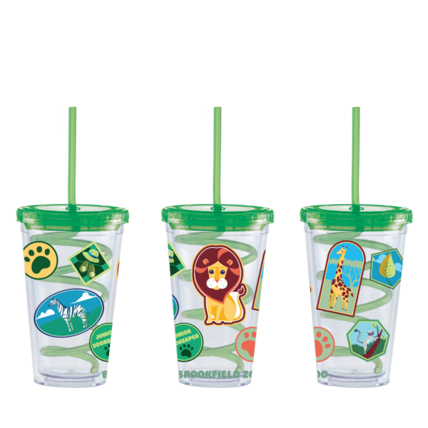 JUNIOR ZOOKEEPER TWISTY STRAW CUP