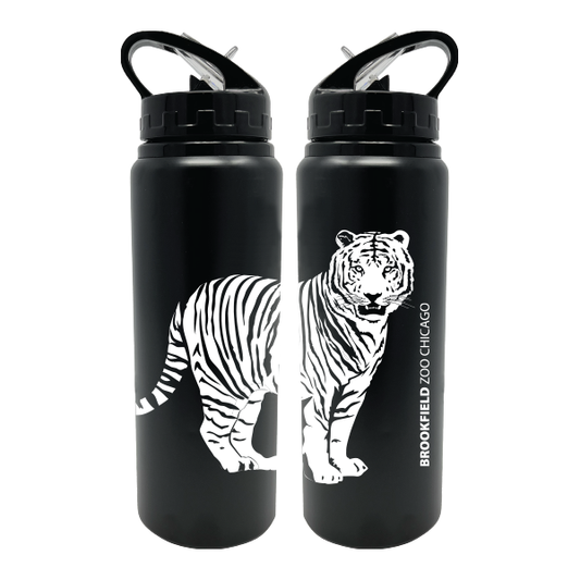 TIGER SILHOUETTE WATER BOTTLE