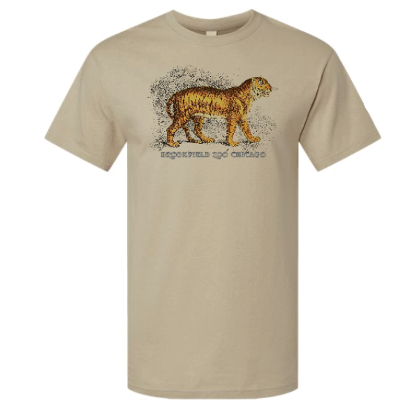 ADULT VINTAGE SAFARI TIGER T-SHIRT